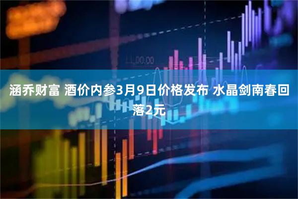 涵乔财富 酒价内参3月9日价格发布 水晶剑南春回落2元
