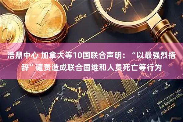 浩鼎中心 加拿大等10国联合声明：“以最强烈措辞”谴责造成联合国维和人员死亡等行为